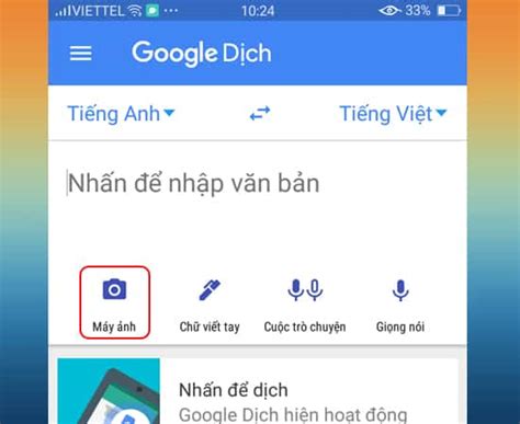 Google Dịch – Phiên dịch viên cá nhân ngay trên điện thoại và .